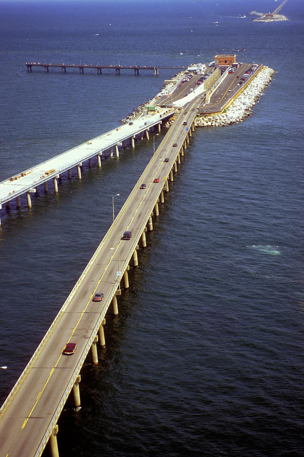 Chesapeake Bay Tunnel Photograph By Carl Purcell