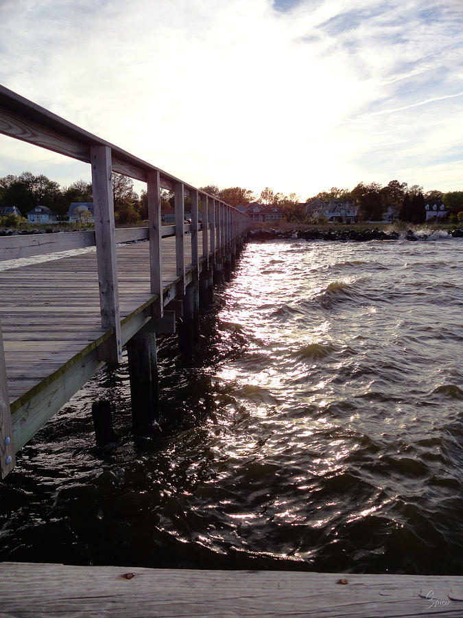 Chesapeake Fishing Pier Photograph by Christopher Spicer