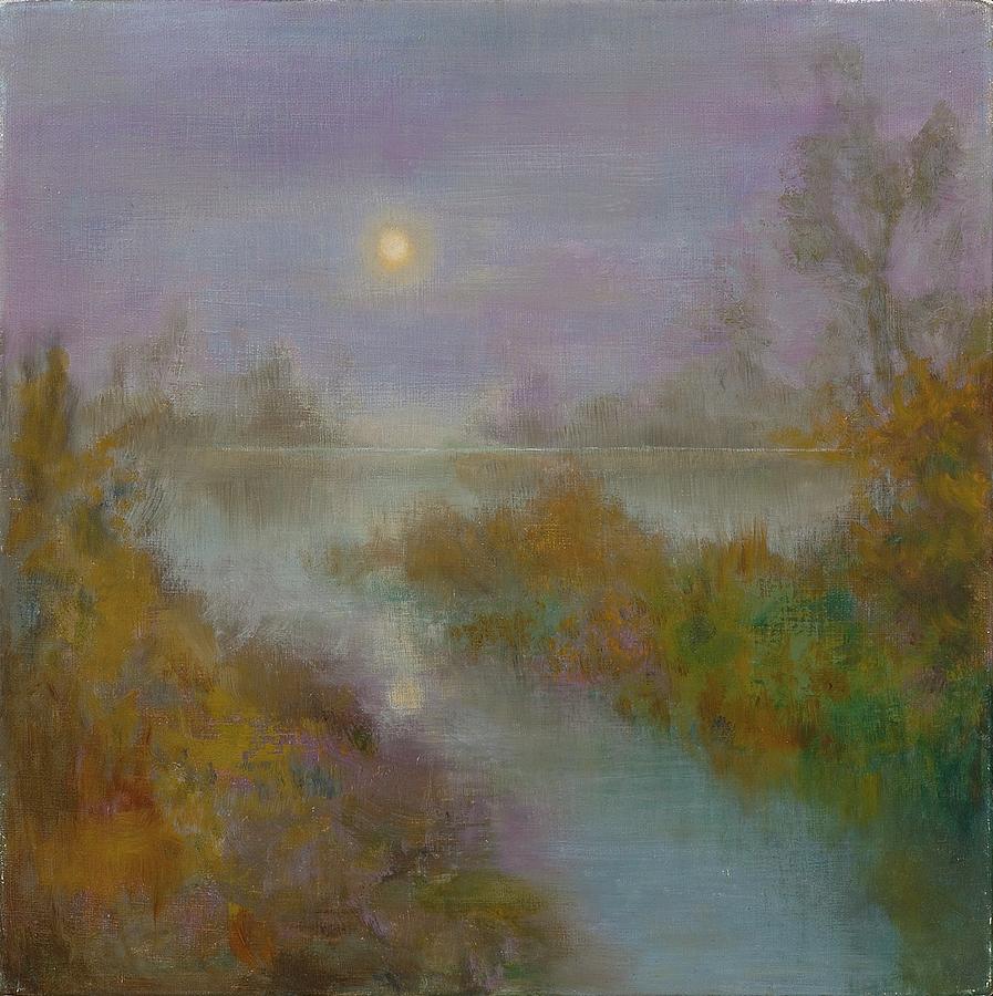 Chesapeake Moon Painting by Anne Sete - Fine Art America