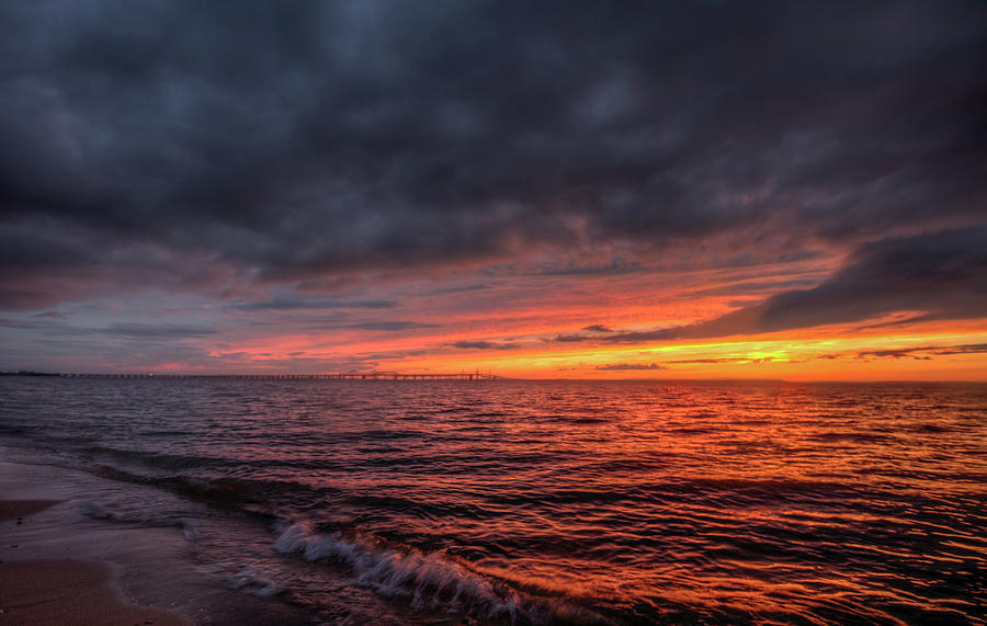 Chesapeake Sunset Photograph by Mark Dignen - Fine Art America