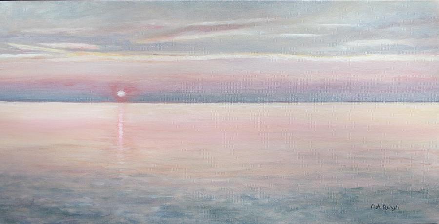 Chesapeake Sunset Painting by Paula Pagliughi