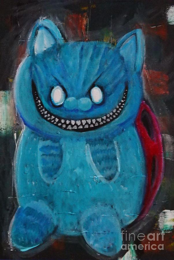 Cheshire Catbug Painting by Eileen Arnold