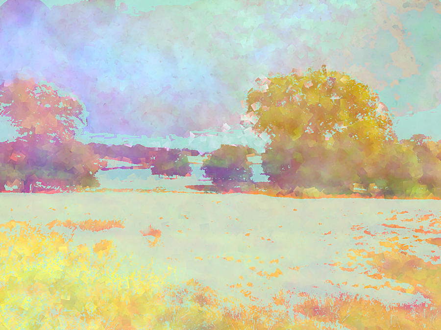 Impressionism Photograph - Cheshire England Impressionism by Suzanne Powers