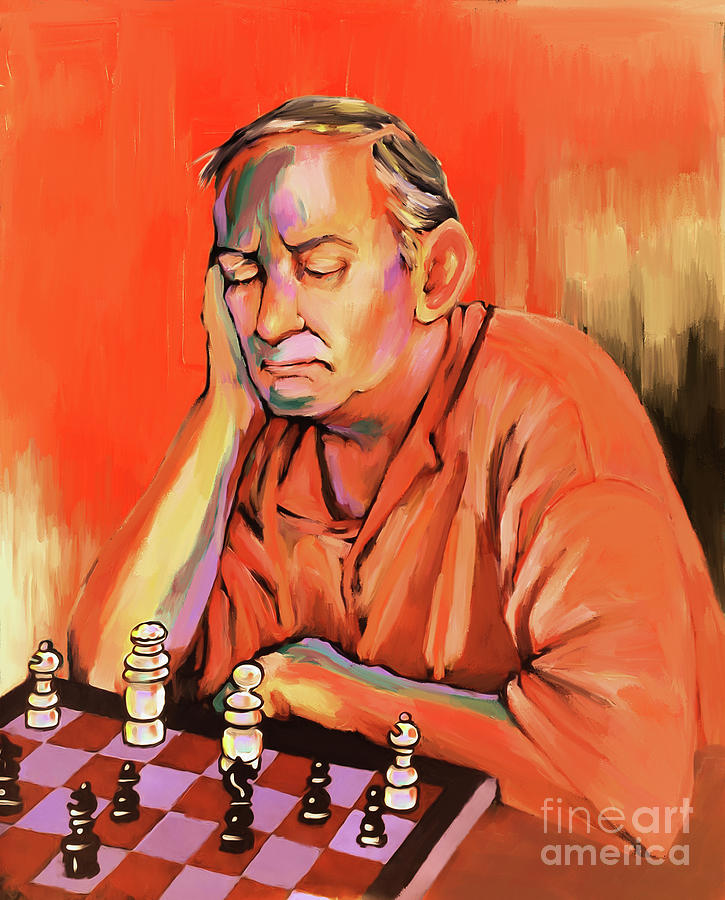 Chess Player 01 Painting by Gull G