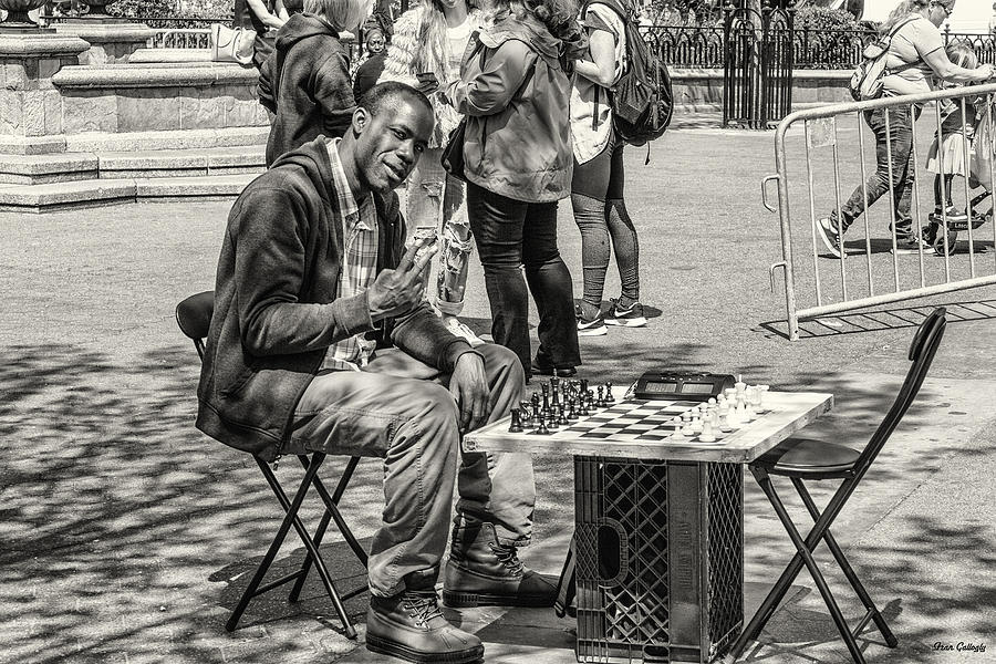 Chess Photograph - Chess Player by Fran Gallogly