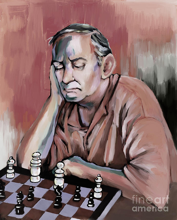 Chess the Master  Painting by Gull G