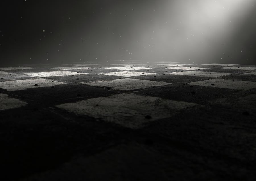 Chess Digital Art - Chessboard Dark by Allan Swart Chess Digital Art - Chessboard Dark by Allan Swart