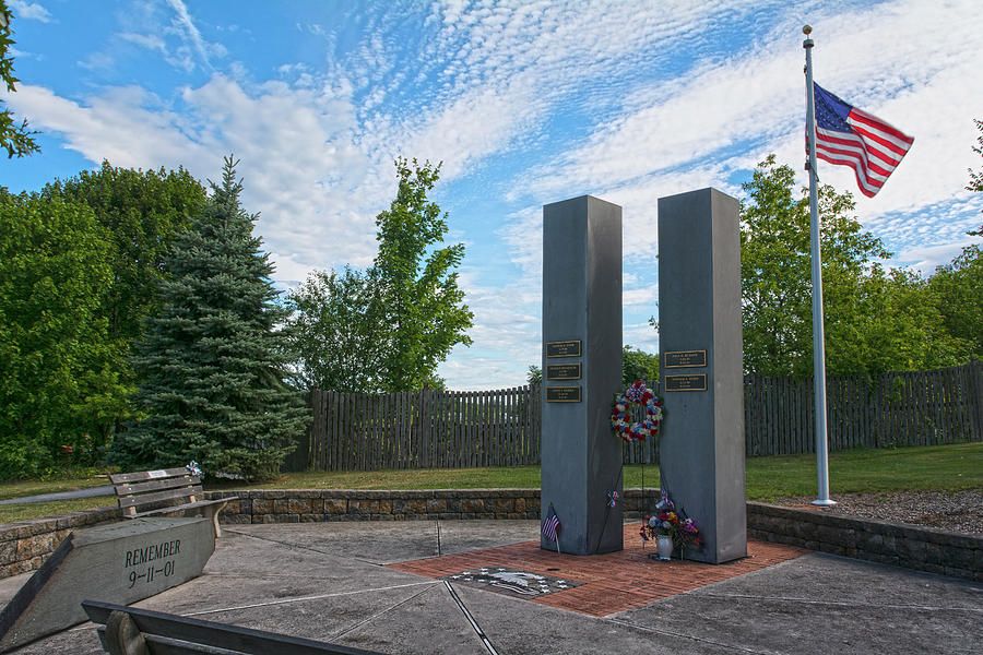 Chester 9/11 Memorial at Carpenter Field Photograph by Angelo Marcialis
