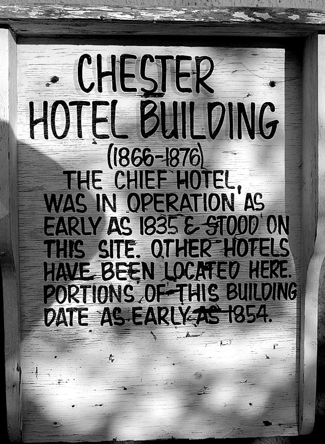 Chester Hotel Building 1 Photograph by Joseph C Hinson