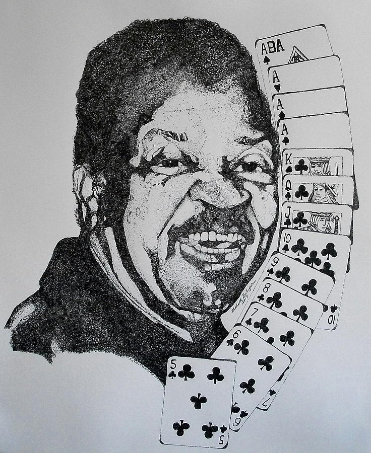 Chester Johnson Tribute Drawing By Michelle Gilmore