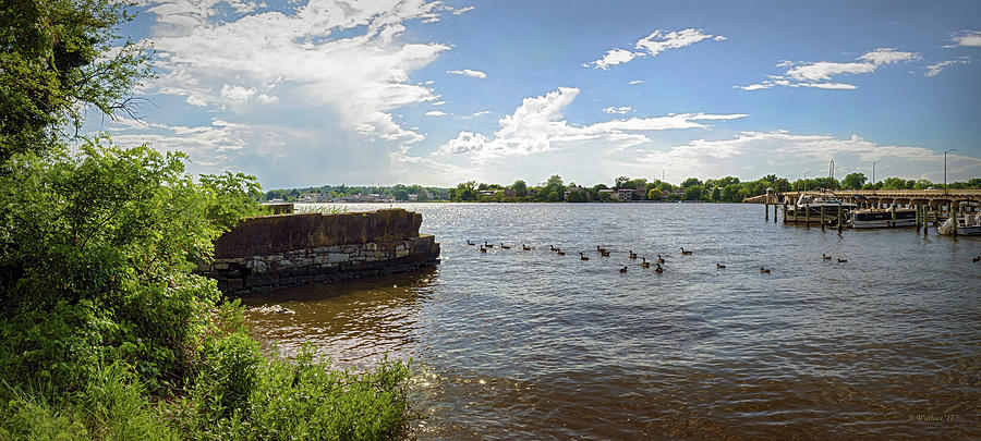 Chester River Pano - Chestertown MD Photograph by Brian Wallace