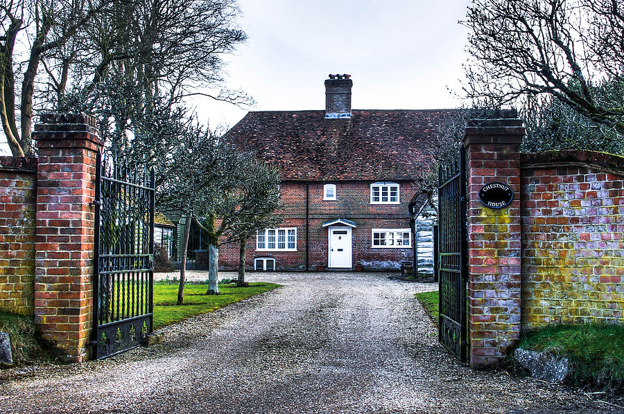English Cottage Photograph - Chestnut house by Peggy Berger English Cottage Photograph - Chestnut house by Peggy Berger