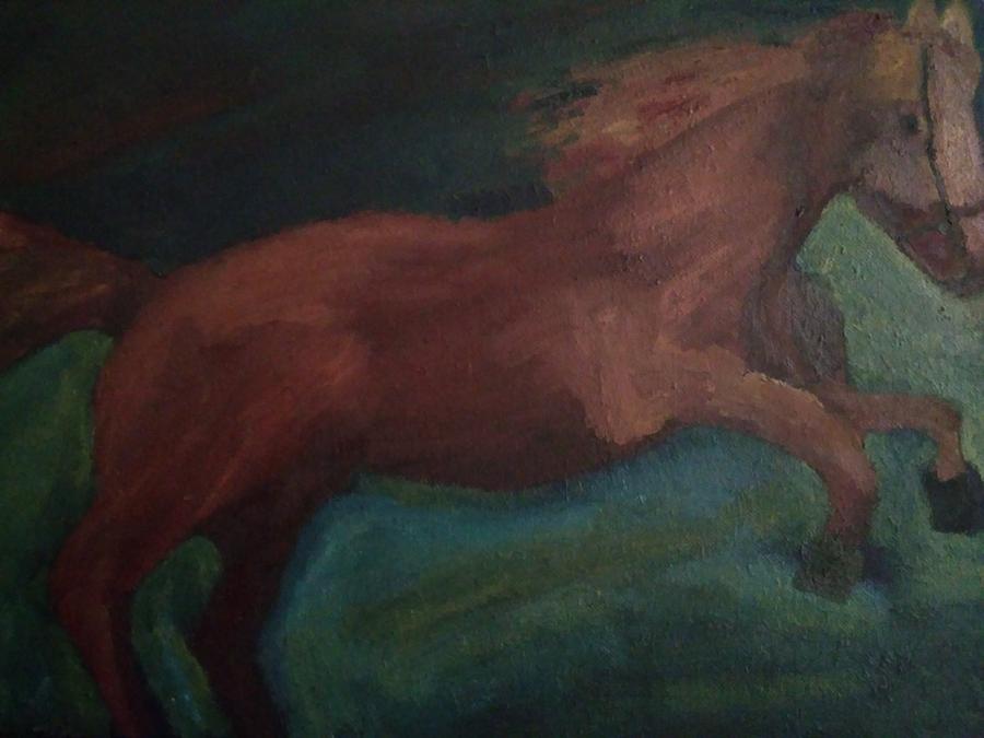 chetak horse painting