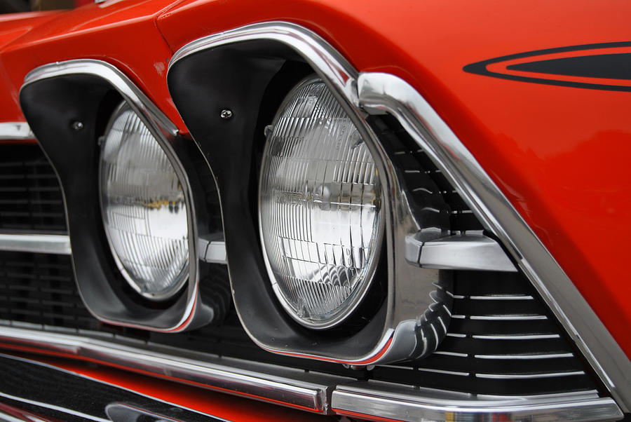 Chevelle Headlights Photograph by Nathan Little