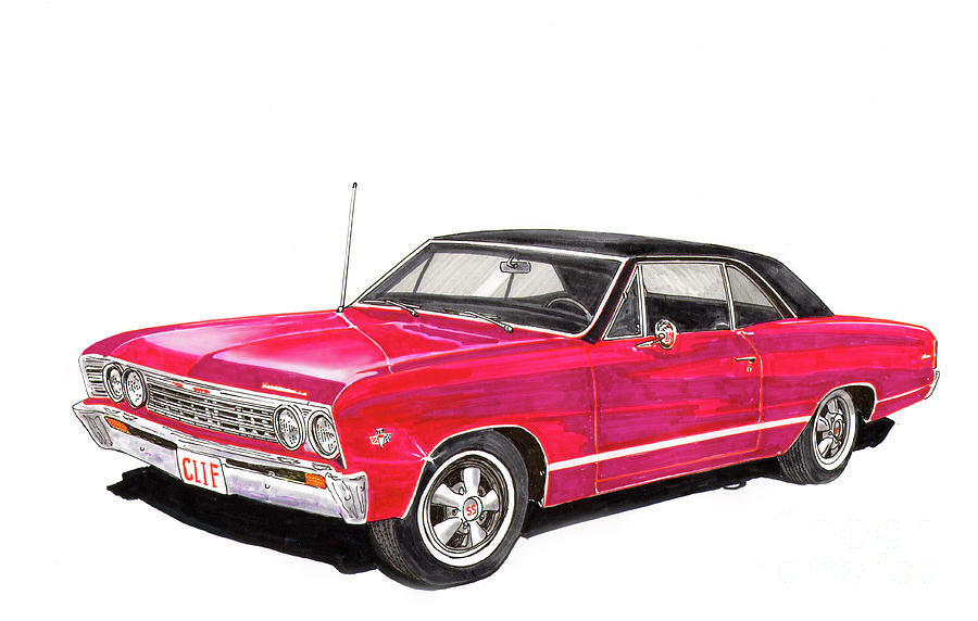 Chevelle S S  327 Painting