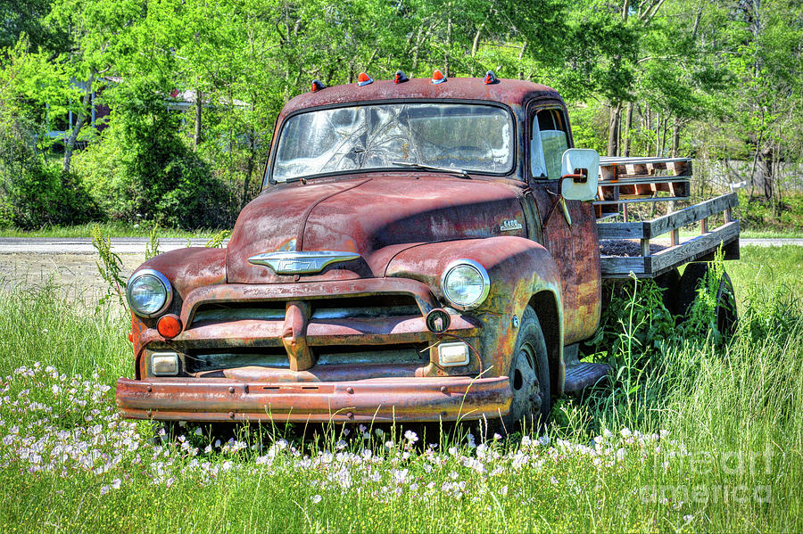 1954 Chevrolet 6400 truck Photograph by Savannah Gibbs