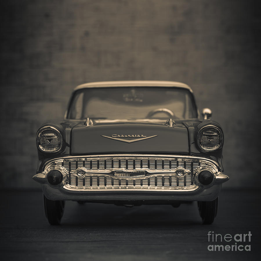 Vintage Photograph - Chevrolet Bel Air Square 2 by Edward Fielding