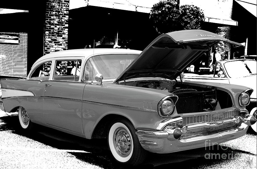 Chevrolet Black and White Photograph by Victoria Harrington