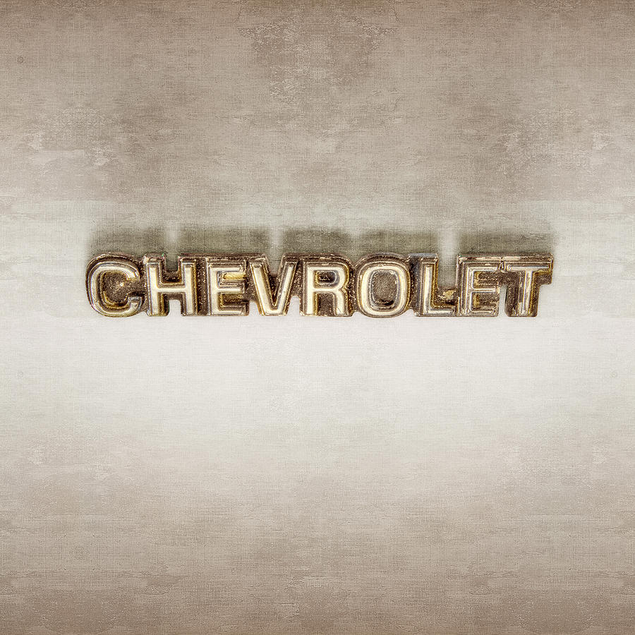 Chevrolet Chrome Emblem Photograph by YoPedro