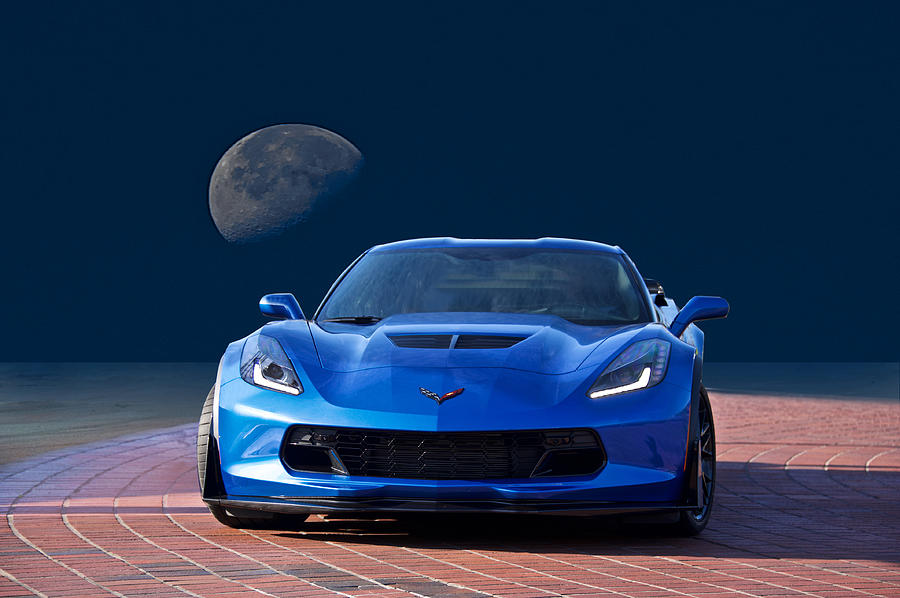 Chevrolet Corvette C7 Blue Moon Photograph by Dave Koontz