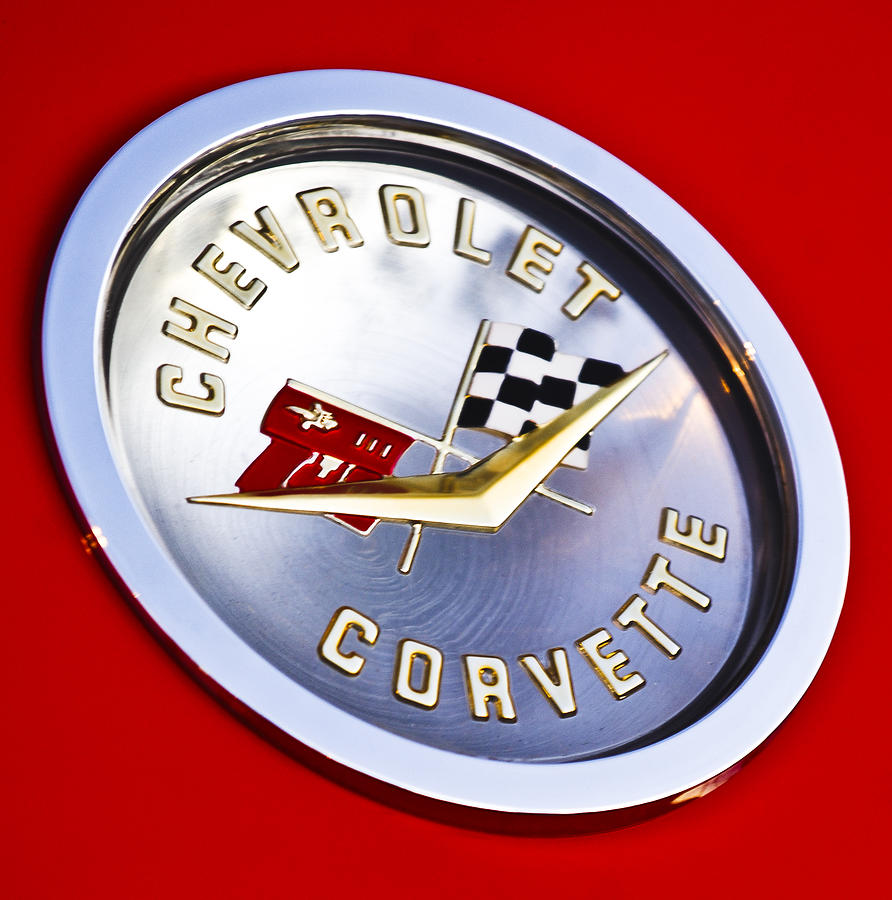 Chevrolet Corvette Hood Ornament Photograph by Jill Reger