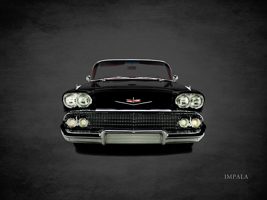 Car Photograph - Chevrolet Impala by Mark Rogan