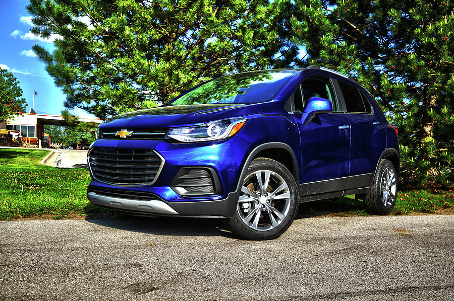 Chevrolet Trax Blue Photograph by Adam Kushion