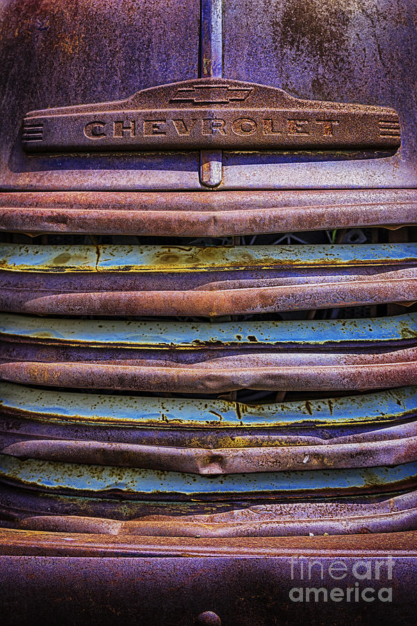 Chevy 3100 Grill Photograph by Bitter Buffalo Photography