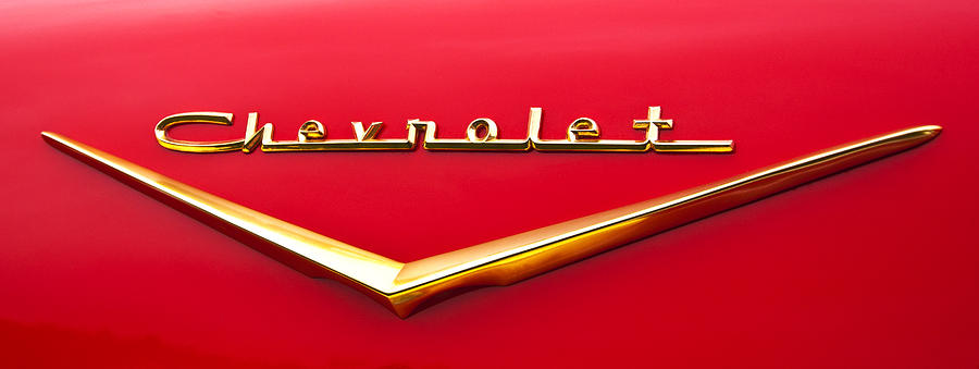 Chevy Bel Air Gold Photograph by Glenn Gordon