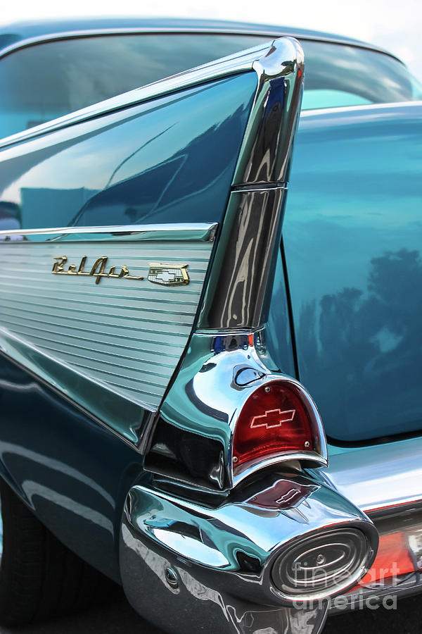 Chevy Bel Air Tail Fin Photograph by Colleen Kammerer