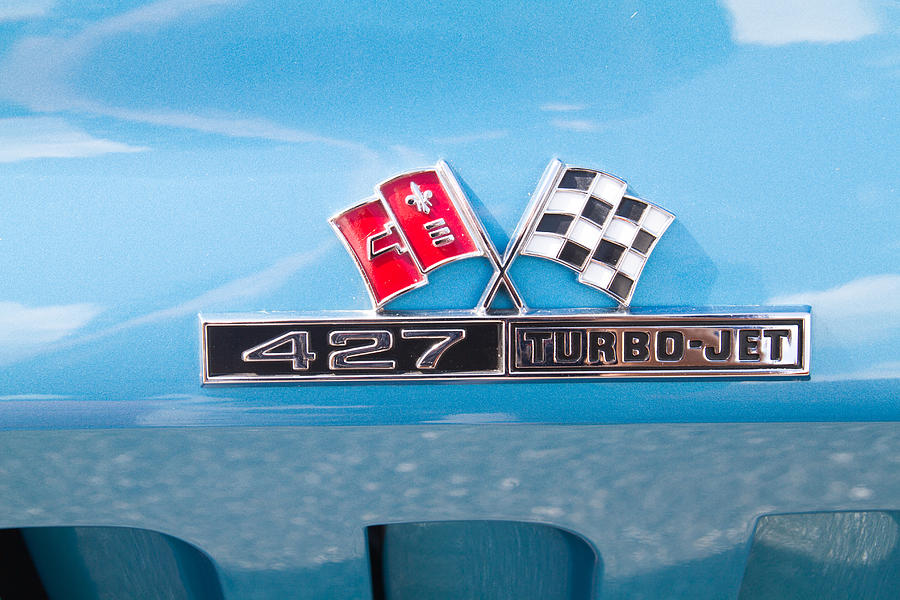 Chevy Corvette 427 Turbo Jet Emblem Photograph By J Darrell Hutto