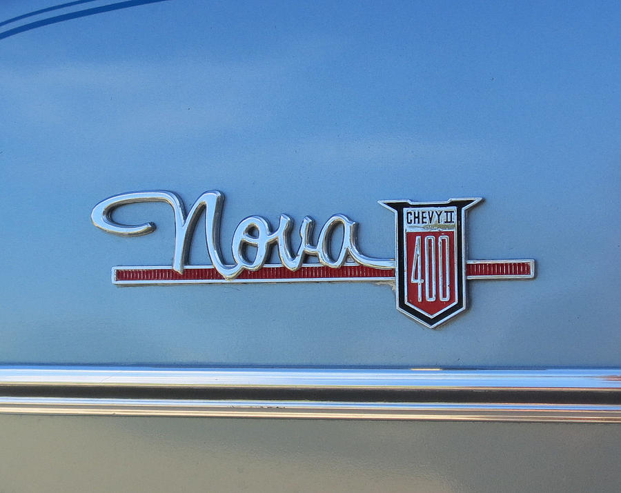 Chevy Nova Emblem Photograph by Kent Dunning - Fine Art America