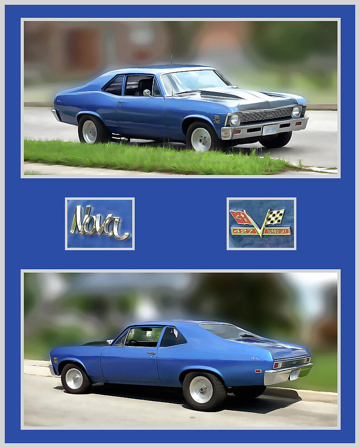 Chevy Nova Vertical  Photograph by Leslie Montgomery