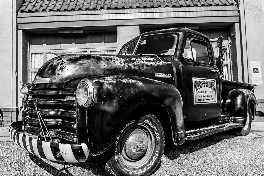 Chevy Pickup At Wallys Photograph by Cynthia Wolfe
