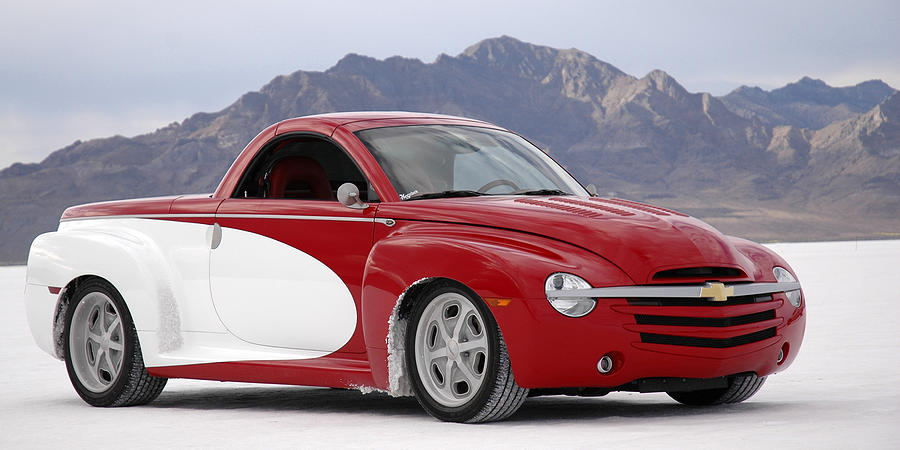 Car Photograph - Chevy SSR by Larry Evensen