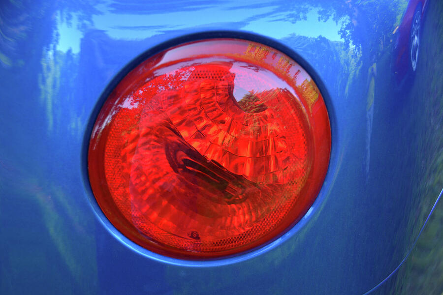 Chevy SSR Tail Light Photograph by Mike Martin