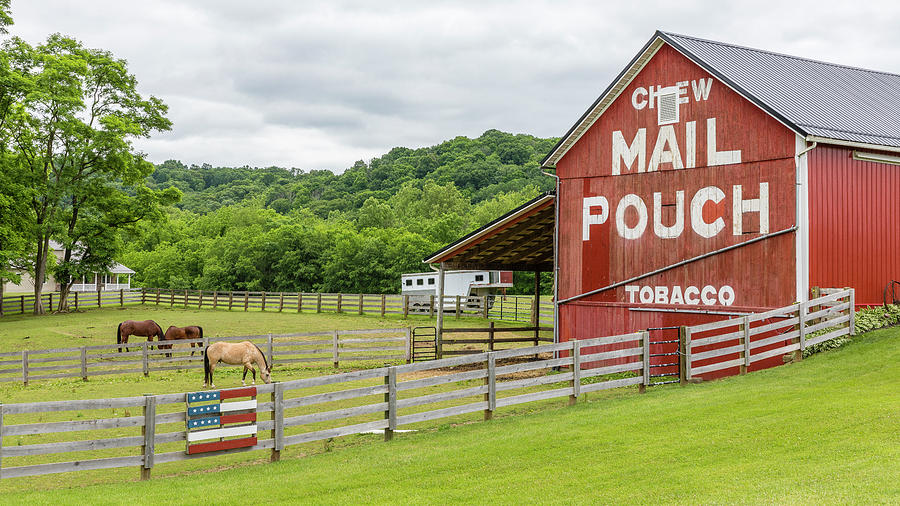 Chew Mail Pouch - U.S. 62 #1 Photograph by Stephen Stookey