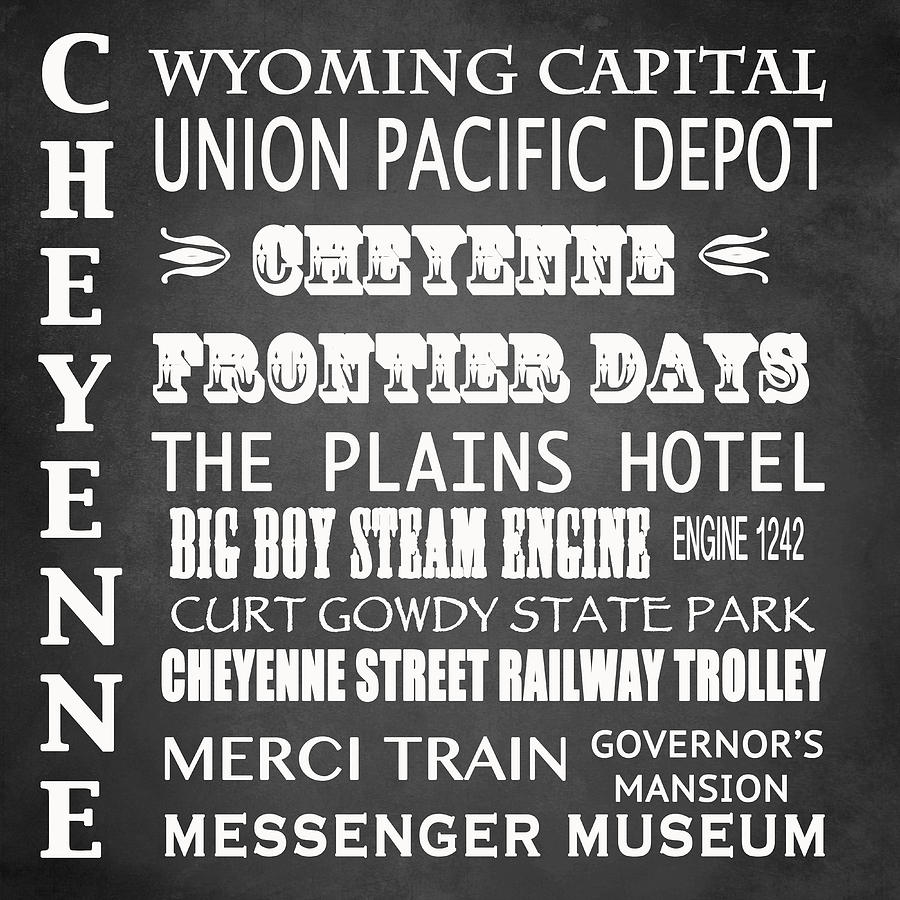 Cheyenne Famous Landmarks Digital Art by Patricia Lintner