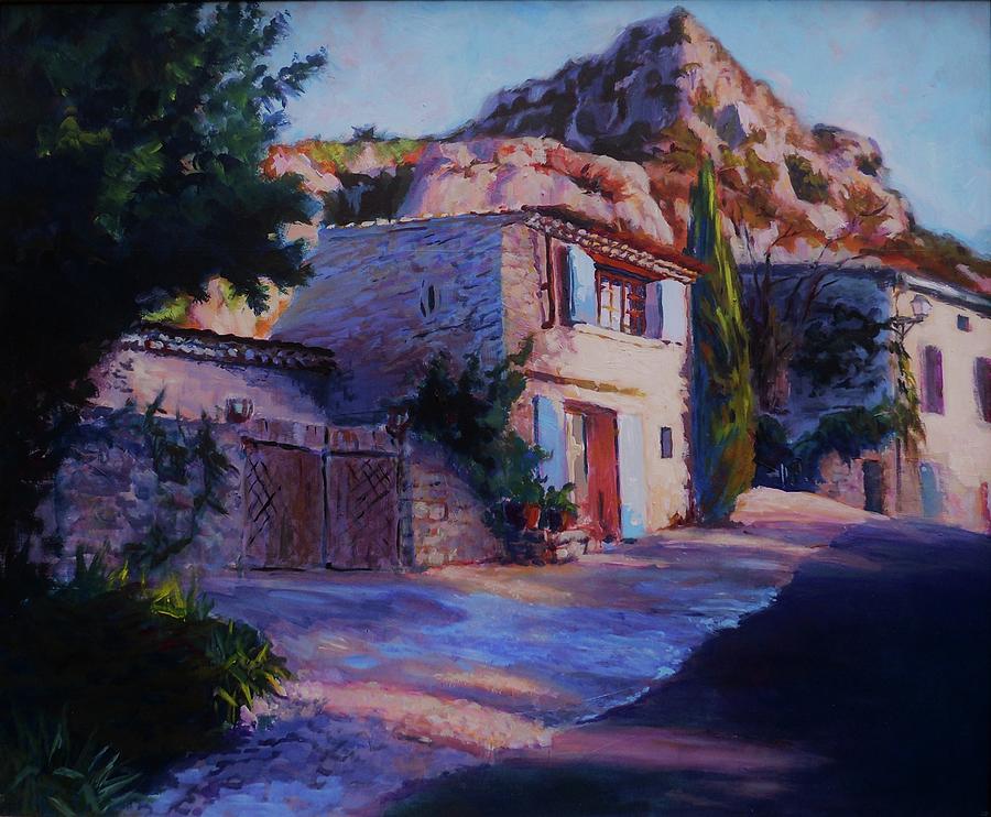 France Painting - Chez Isabelle Monieux by Margaret Plumb