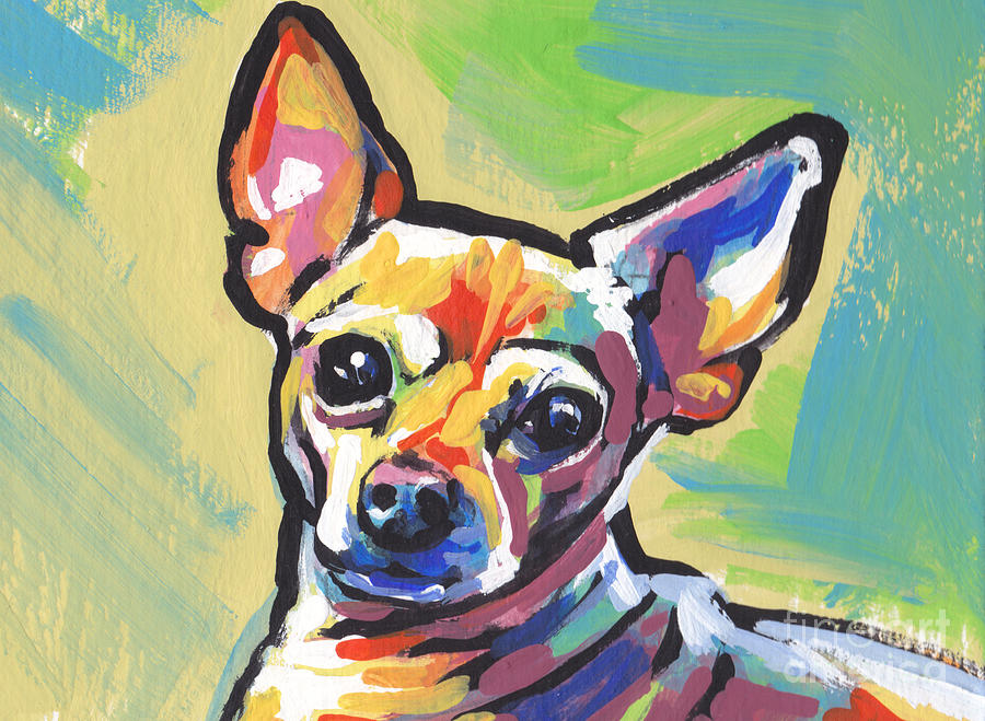Chihuahua Painting - Chi Chi Cha by Lea S