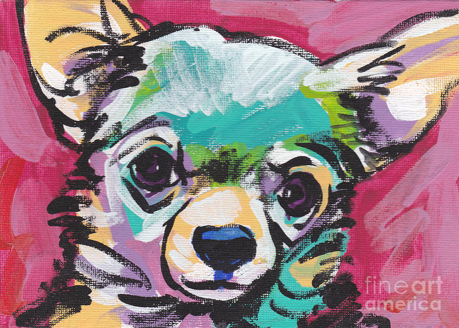 Chihuahua Painting - Chi Chi by Lea S
