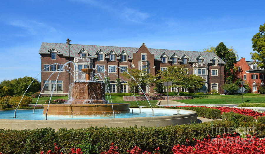 Chi Omega Fountain Photograph by Catherine Sherman