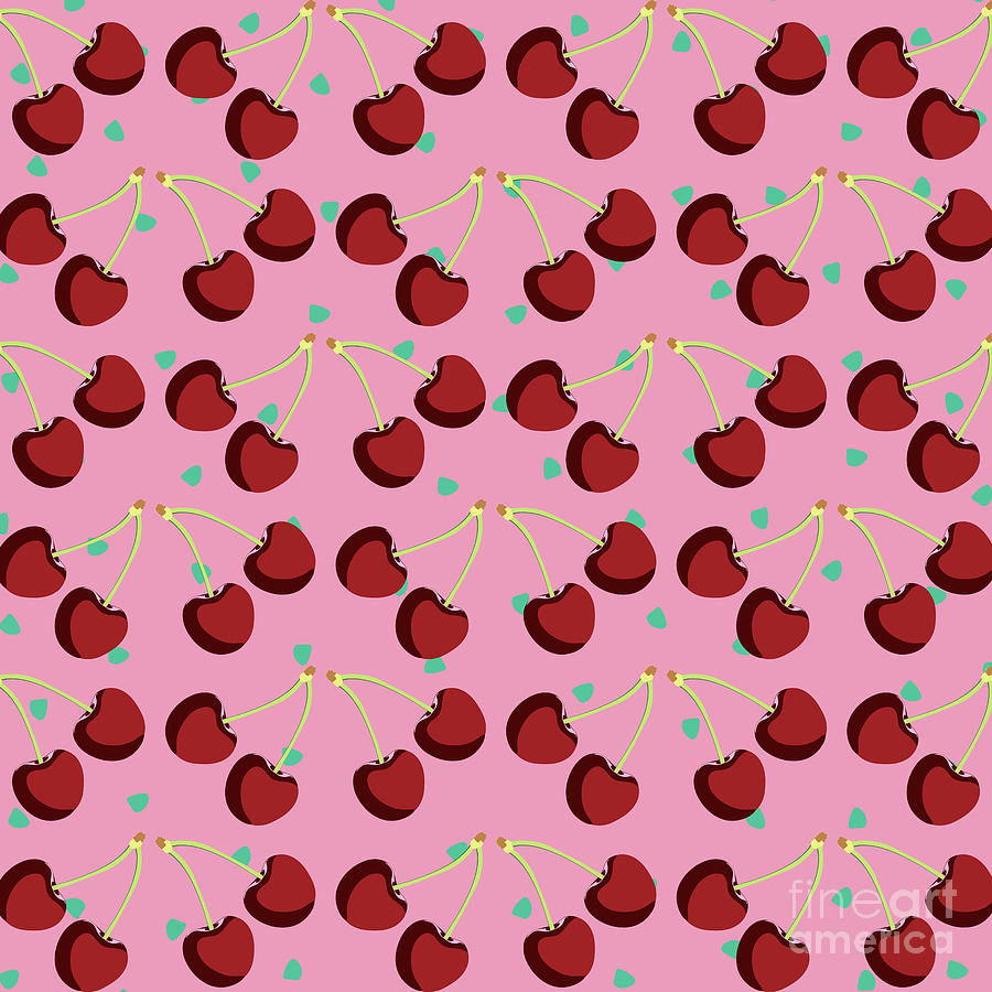 Fruit Digital Art - Chic a Cherry Cola by Elizabeth Tuck