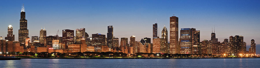 Chicago Photograph - Chicago 2011 Skyline by Donald Schwartz