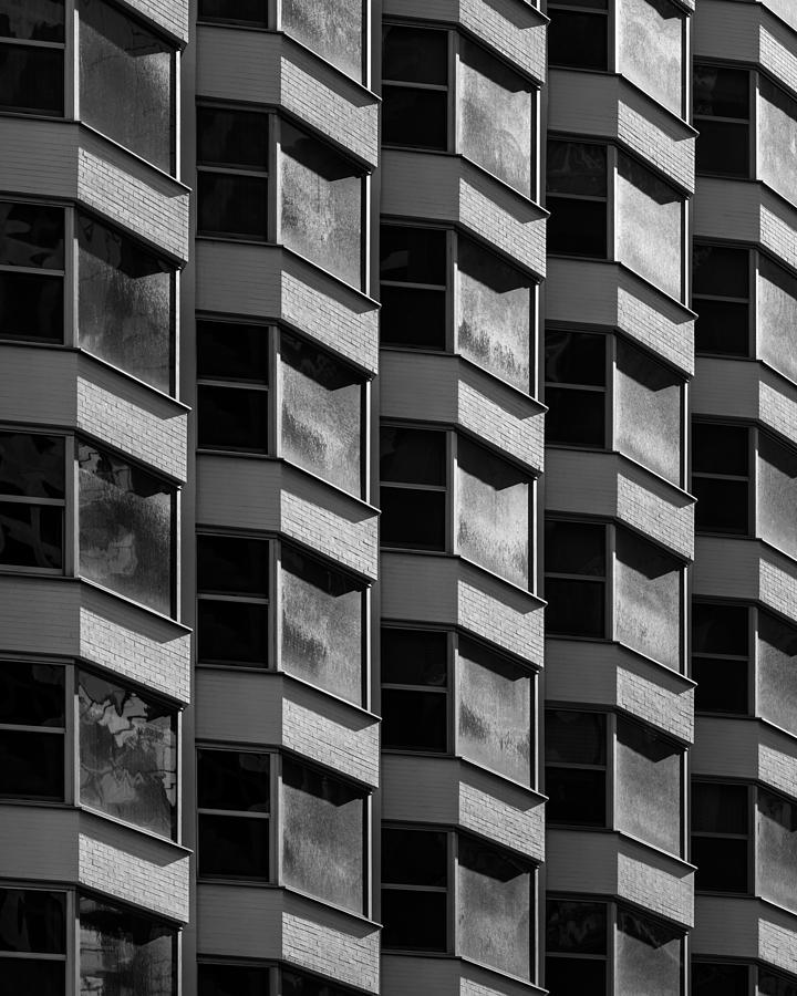 Chicago Abstract Black and White 2 Photograph by Matt Hammerstein
