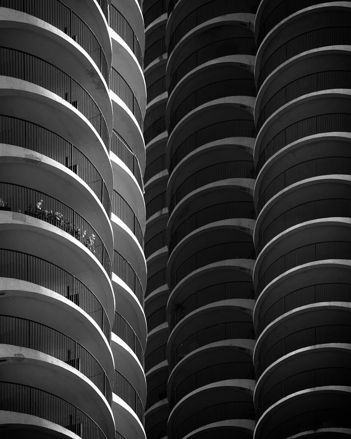 Chicago Abstract Black and White Photograph by Matt Hammerstein