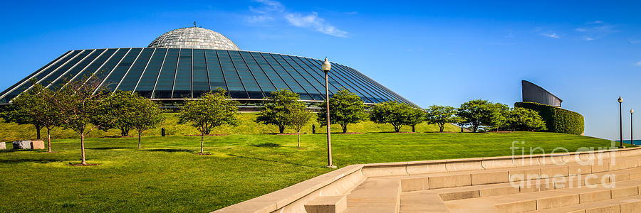 Chicago Adler Planetarium Panorama Picture Photograph by Paul Velgos