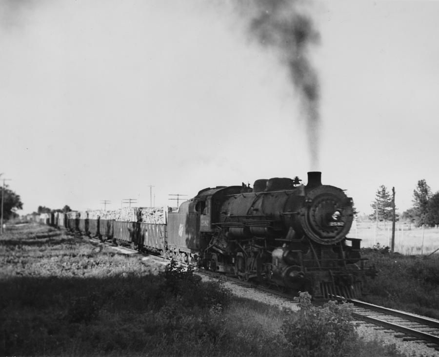 Class J 2-8-2 Steam Engine Photograph by Chicago and North Western Historical Society