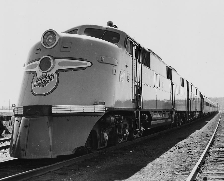 Chicago and North Western Diesel Engine Photograph by Chicago and North Western Historical Society