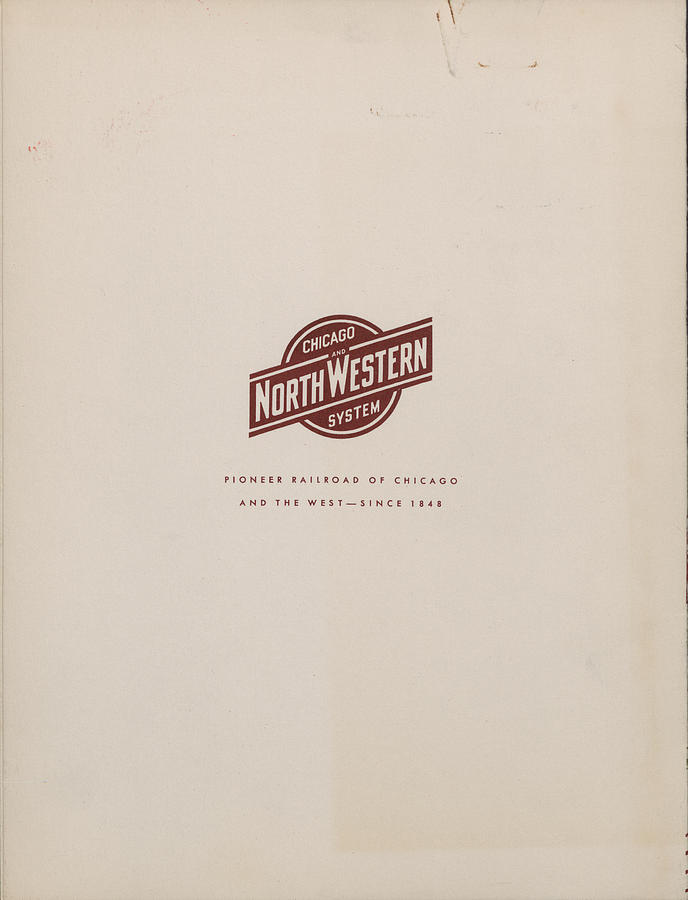 Chicago and North Western Logo From Breakfast Menu Photograph by Chicago and North Western Historical Society